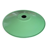 Green enameled sheet metal lampshade