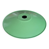 Green enameled sheet metal lampshade