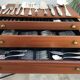 Art Nouveau style silver-plated cutlery set