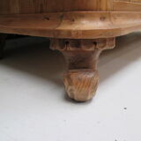 19th century Danish pine wardrobe