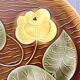 Sarreguemines Water Lily slip dish