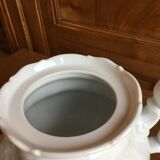 White porcelain teapot