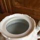 White porcelain teapot
