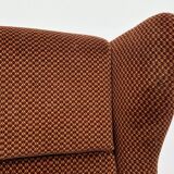 Original design fiberglass wing chair by Miroslav Navratil, 1970s