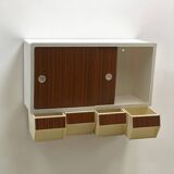 Petit meuble de rangement Curver modèle 004420 plastique Pays-Bas années 70