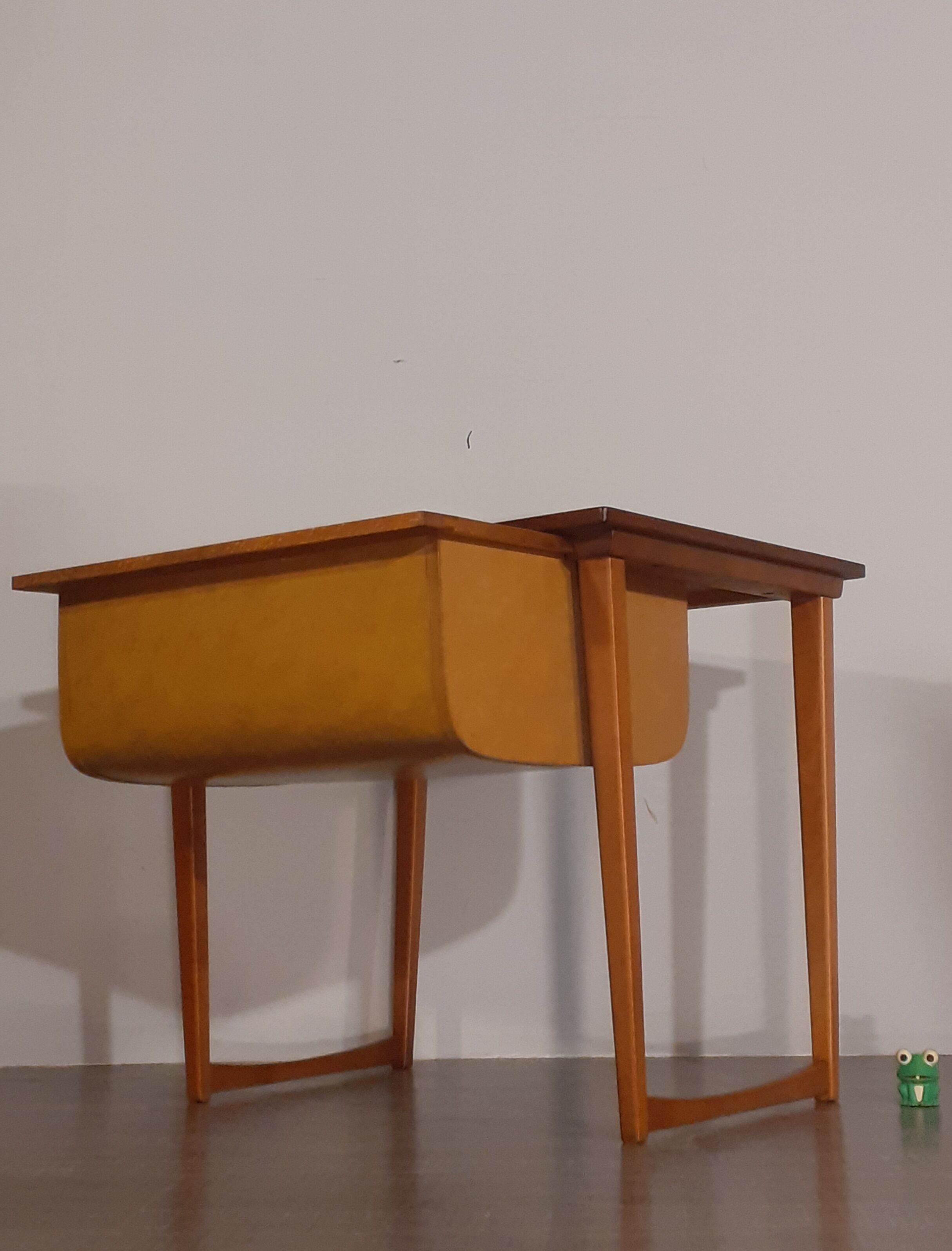 Norwegian teak and leather designer, 1960