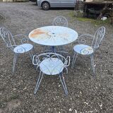 Wrought iron garden furniture