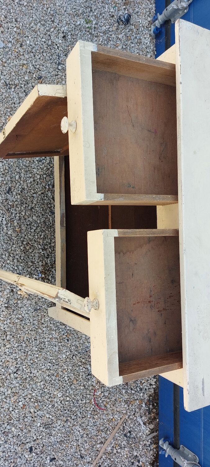 White Parisian buffet