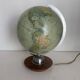 Globe vintage 1960 terrestre Verre JRO Verlag français - 35 cm
