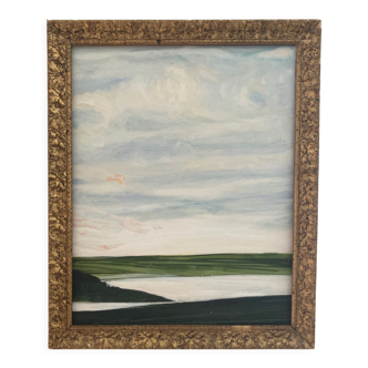 Landscape - classic oil painting