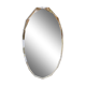 Miroir ovale biseauté 65 x 38 cm