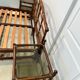1970s vintage rattan bed
