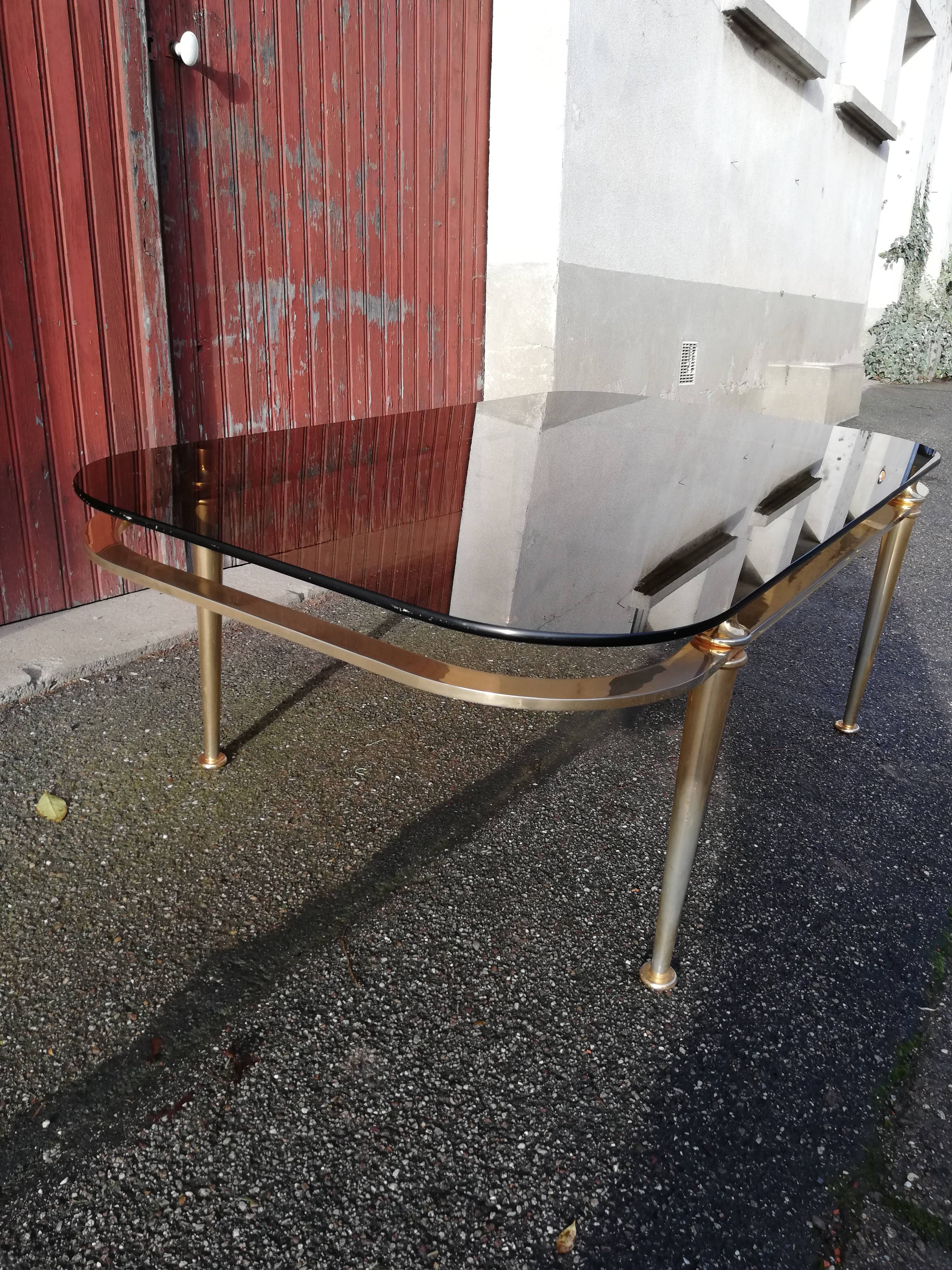 Table basse vintage ovale