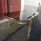 Table basse vintage ovale