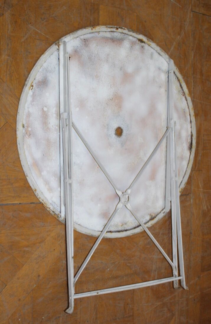 Salon de jardin en fer vers 1900