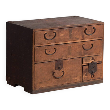 Antique Japanese tansu chest – Japan, circa 1910