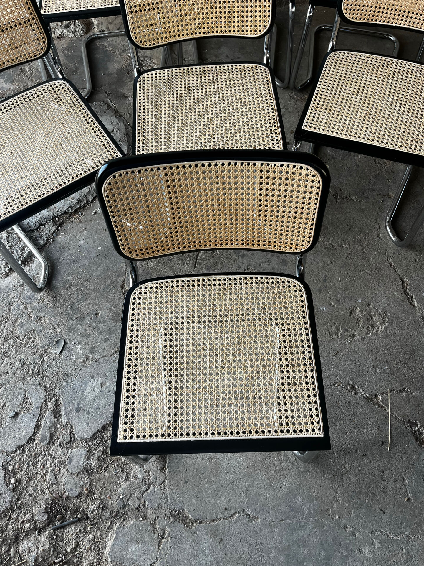 B32 chairs by Marcel Breuer