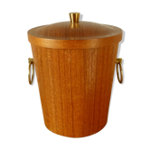 Scandinavian teak ice bucket
