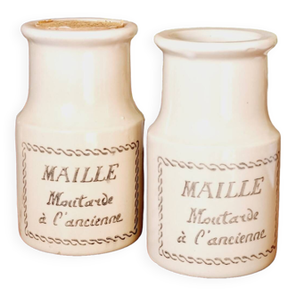 1 pot moutarde maille grès