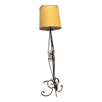 Lampadaire fer forgé 1950