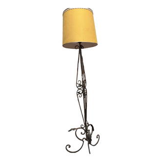 Wrought iron floor lamp 1950