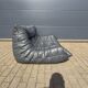100% authentic Ligne Roset Togo 3-seater Anthracite Grey leather