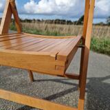 Set of 3 vintage folding chairs
