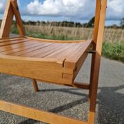 Set of 3 vintage folding chairs