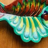 Plat vintage en forme de poisson Cérenne Vallauris