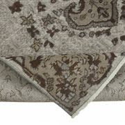 Overdyed Wool Vintage Handmade Carved Rug 165 cm x 263 cm