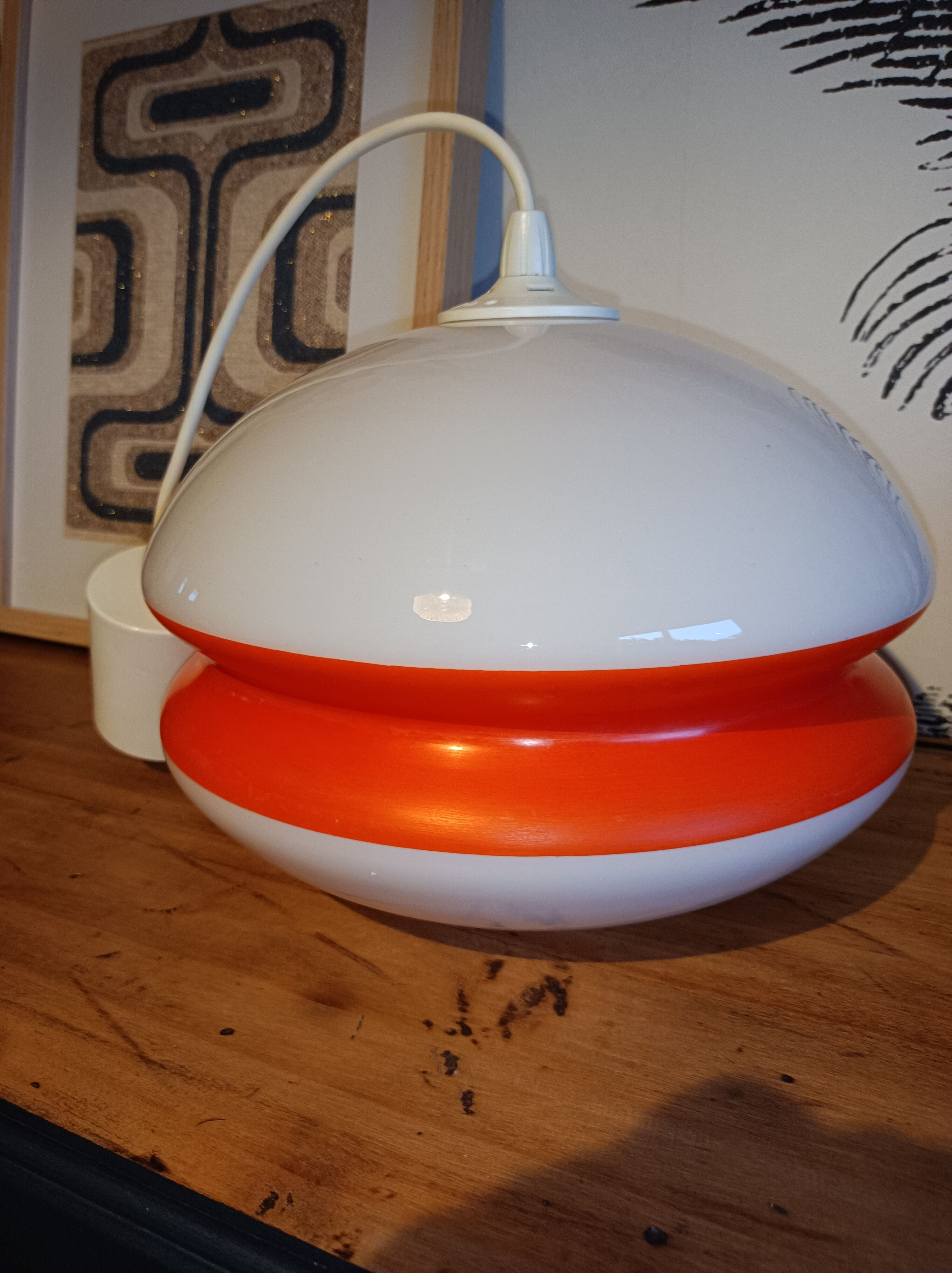 Vintage 70's pendant lamp