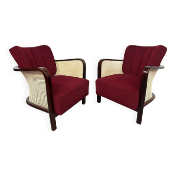 Fauteuils art déco Bauhaus par Lajos Kozma pour Thonet Mundus