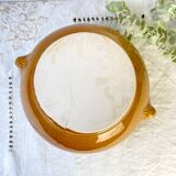 Vintage Ceramic Lion Head Soup Tureen - Honey, Made in France