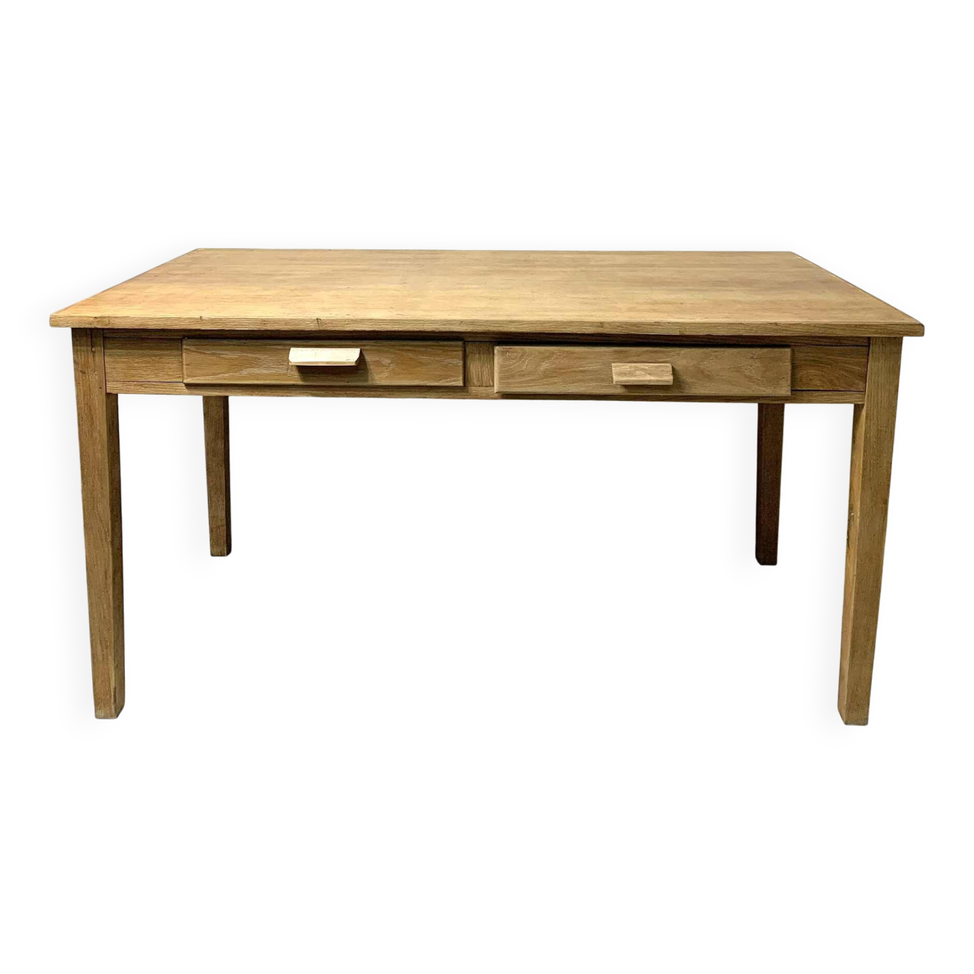 6-person solid wood farmhouse table