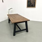 Modern solid oak dining table