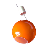 Vintage opaline glass suspension vintage 70s