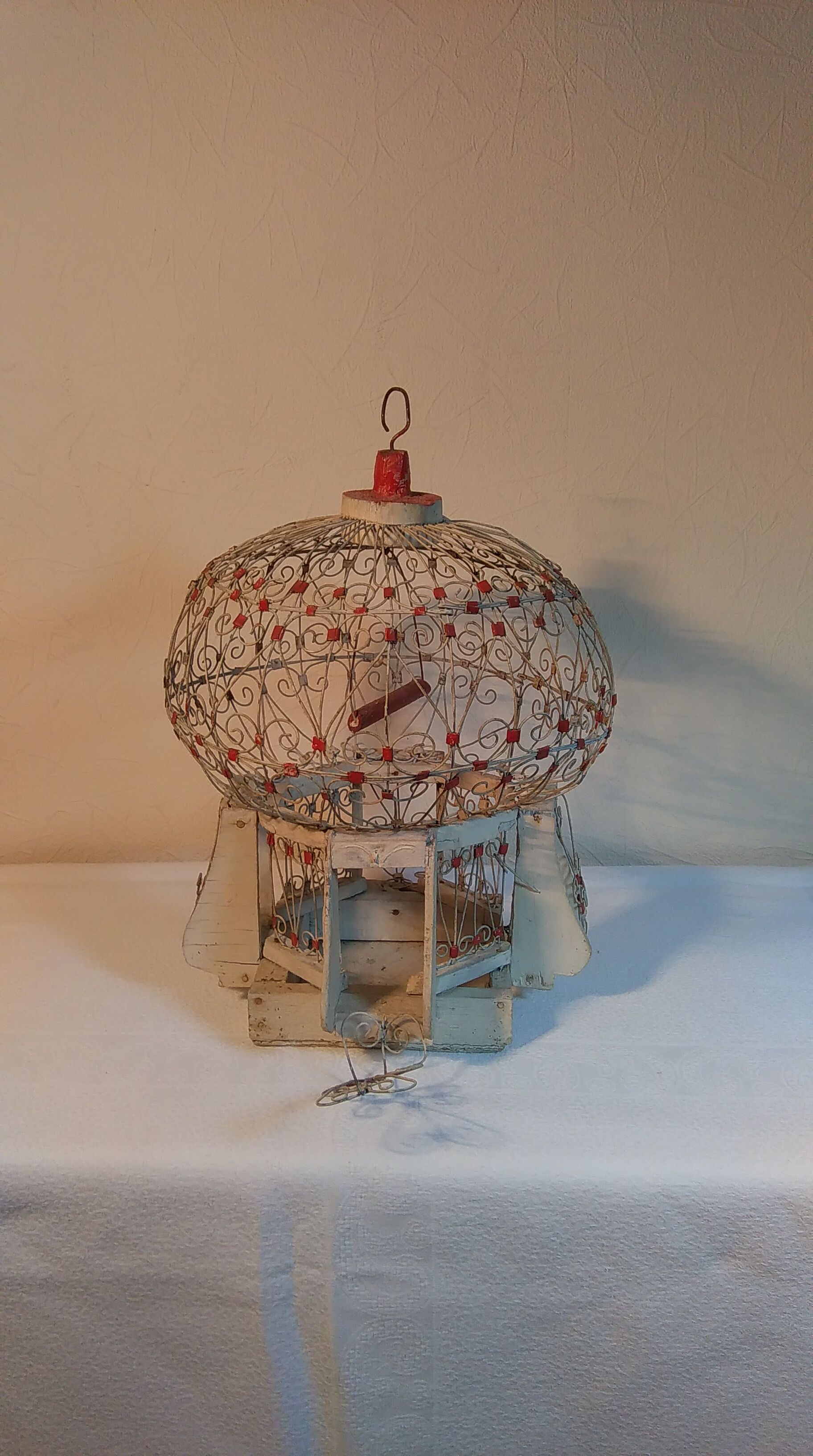 Cage à oiseaux vintage