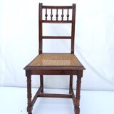 Set of 6 canned chairs