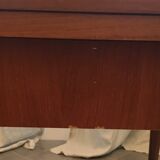 Danish dining table with built-in extension cords