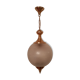 1900-style glass and brass suspension