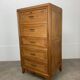 Secrétaire, bureau, commode en chêne, années 50