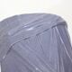 Purple vase, draped ribbons in relief