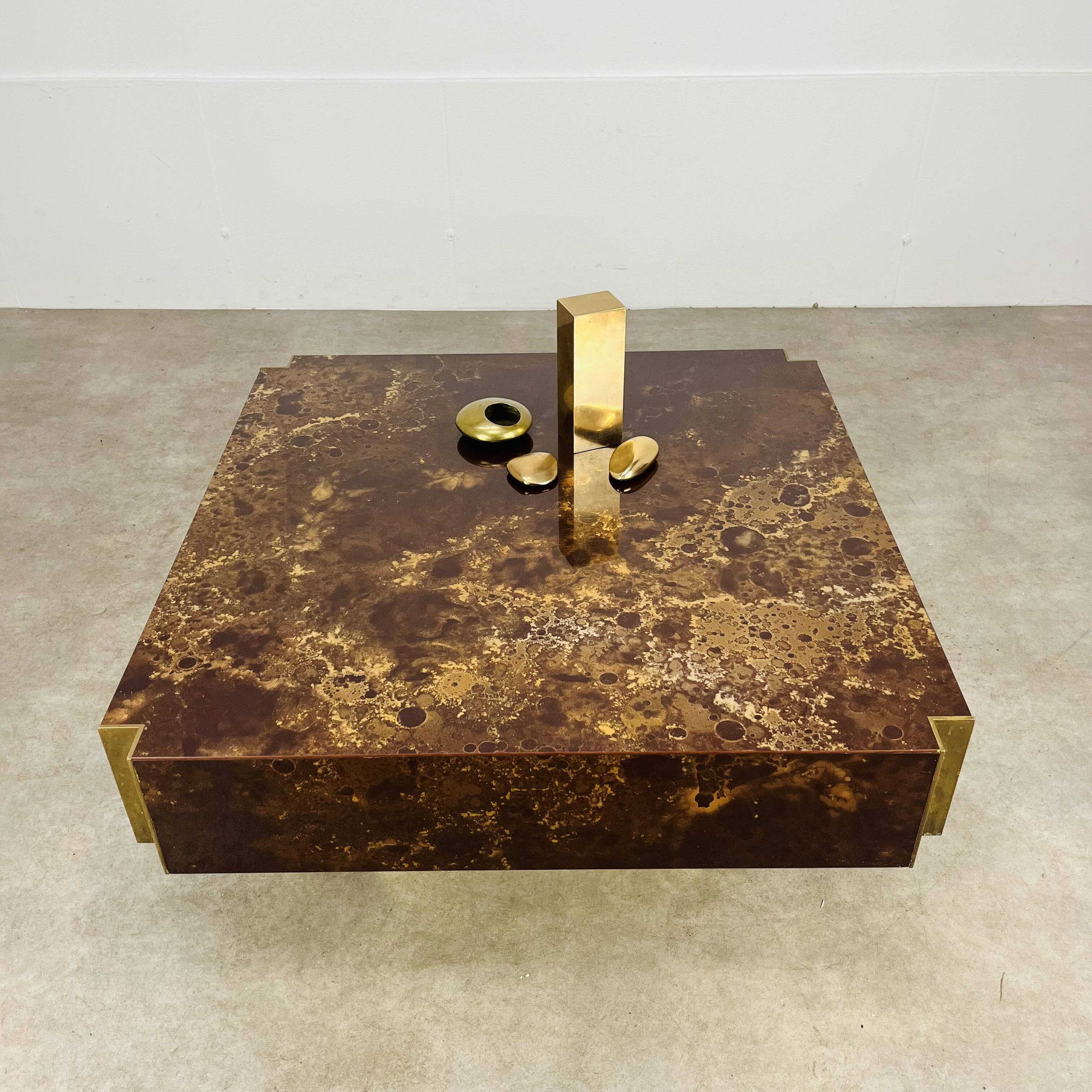 Guy Lefèvre 1970 solar flare side table