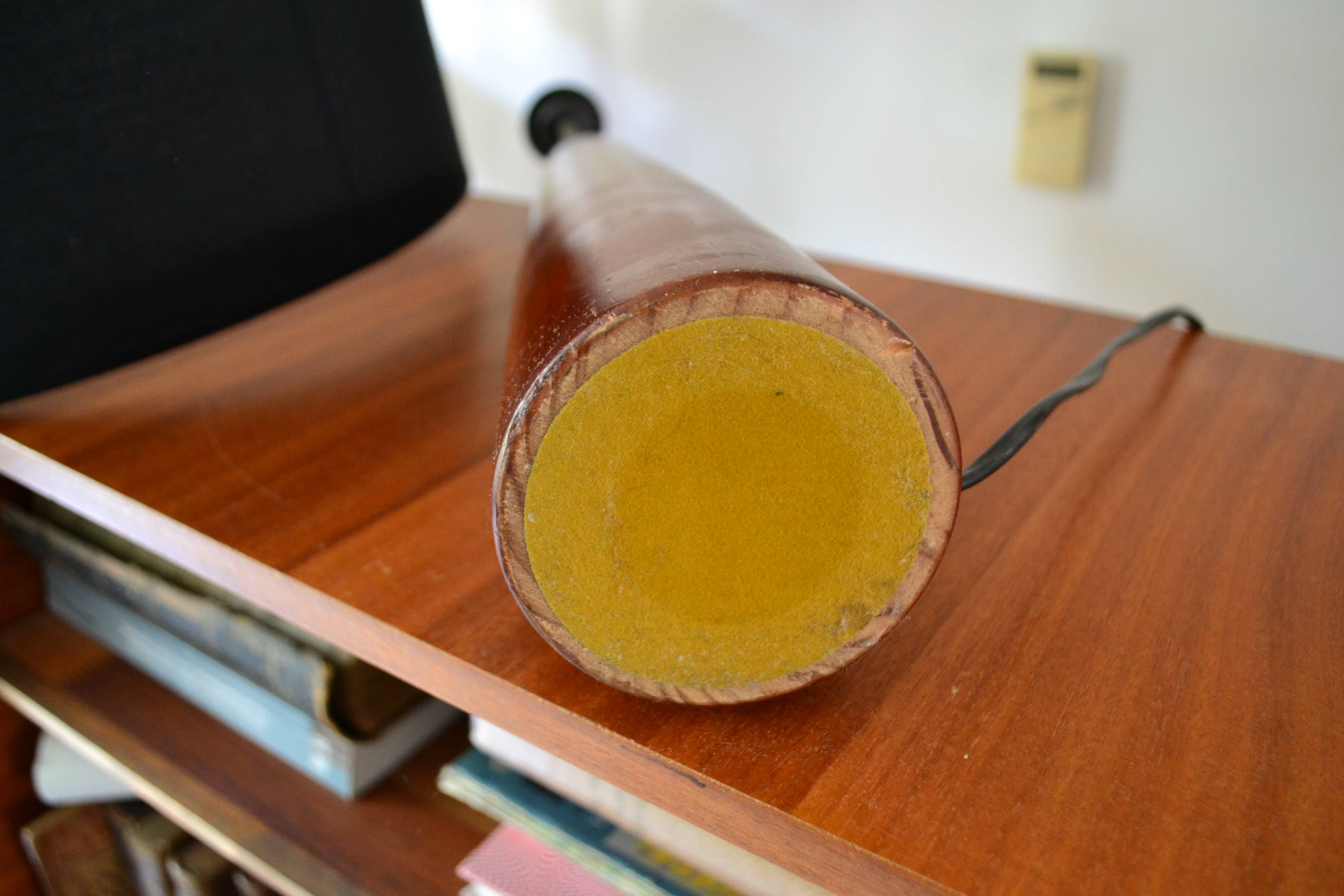 Lampe de table scandinave en teck, années 60