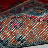 Tapis vintage fait main Hamadan persan 81cm x 194cm (1960s)