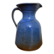 Glazed stoneware pitcher
