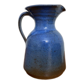 Glazed stoneware pitcher