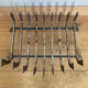 Large 19th century wrought iron log rack