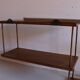 oak and copper shelf from the 50s
