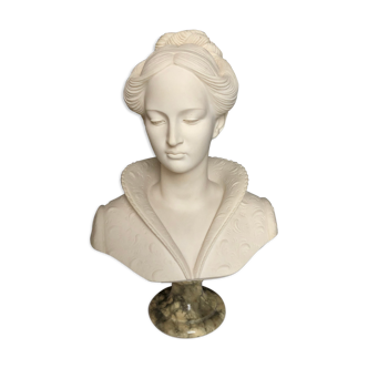Alabaster bust